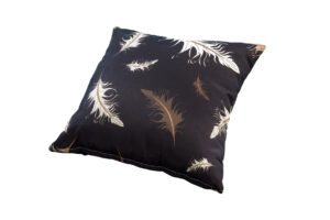 Yoi Sierkussen 50x50 feathers brown