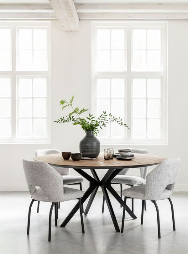DTP Home Metropole eettafel 130 cm rond set