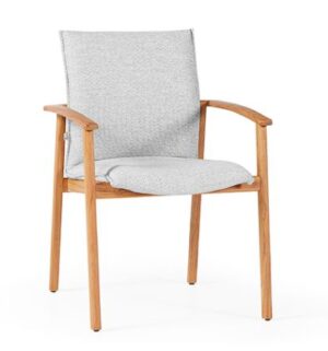 Suns Florine armchair Soft Grey Teak