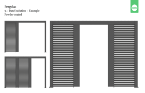 Alvaro Suns Alu Fence 93 cm Grey