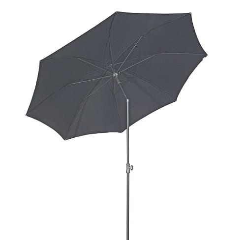 Borek Ancona Parasol 200 cm Zwart
