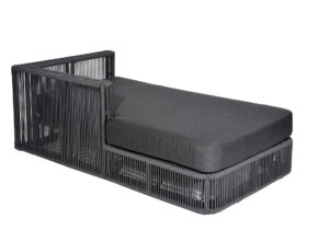 Borek Lincoln Chaise Lonque Rechts Antraciet