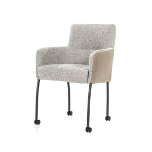 Eleonora Soof armstoel taupe