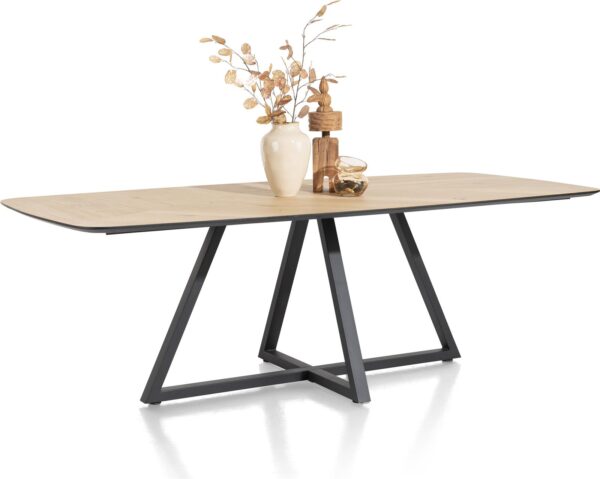 Henders en Hazel Ridgefield eettafel ovaal 210 x 110 cm Naturel