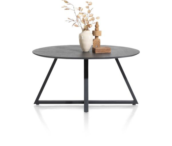 Henders en Hazel Ridgefield eettafel elips 150 x 120 cm Castle antraciet