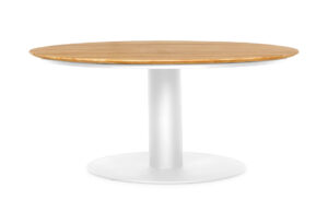 Suns Grado Tafel 120 cm Wit-Teak