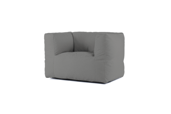 Bryck Chair One Seat Medium Grey