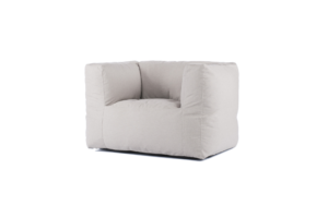Bryck Chair One Seat Smooth Semi-White
