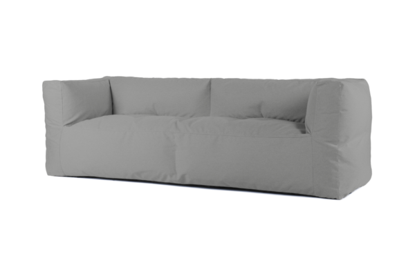 Bryck Couch Three Seat Smooth Silver