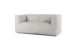 Bryck Couch Two Seat Light Grey