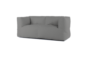 Bryck Couch Two Seat Medium Grey