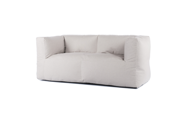 Bryck Couch Two Seat Smooth Semi-White