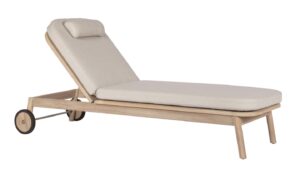 Max & luuk Gray Lounger Teak