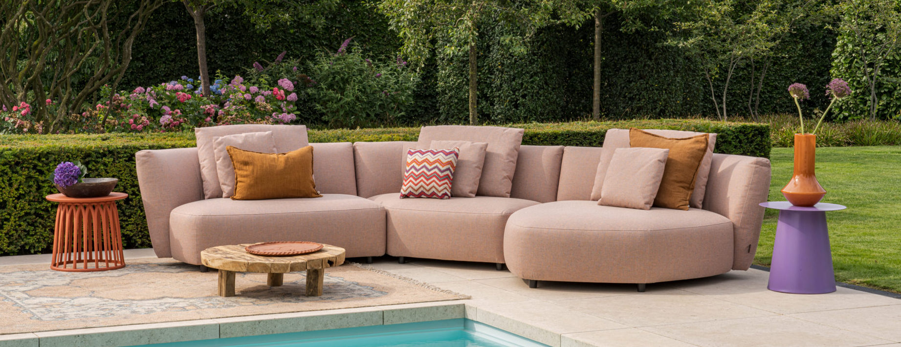 Outdoor textiel loungesets