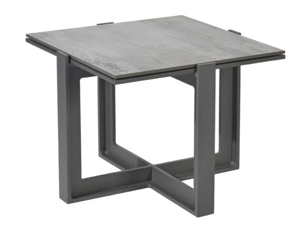 Borek Faro Sidetable 53x53 Alu-Dekton