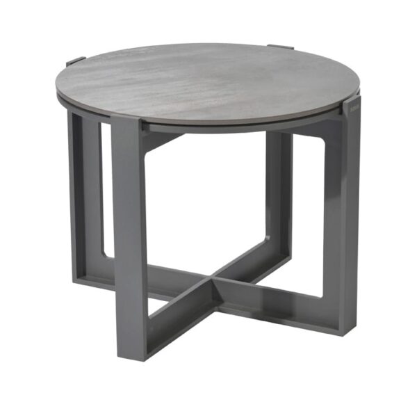 Borek Faro Sidetable Ø53 Alu-Dekton