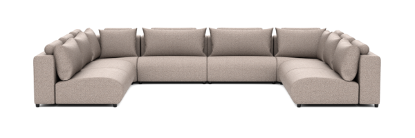 Bubalou Luxury U-Sofa 340x460x340 Light Taupe