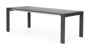 Suns Rialto uitschuiftafel 162-204x100 Grey