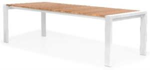 Suns Rialto uitschuiftafel 162-204x100 Teak-White