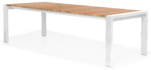Suns Rialto uitschuiftafel 212-268x100 Teak-white