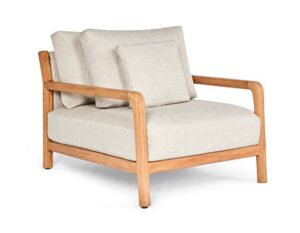 Suns Vittoria Loungechair Teak Naturalgravel