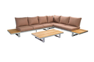 Yoi Funsui Loungeset Salix-Terracotta + Tafel