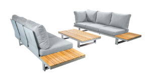 Yoi Funsui Loungeset Salix-Wheat + tafel Face-to-Face