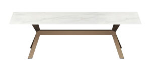 Borek Lexx High-Diningtable Brons-Rem Dekton
