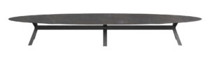 Borek Lexx diningtable Oval 620 Anthracite-Kelya