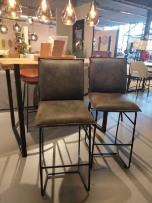 DTP Home Delaware barkruk Charcoal showroommodellen