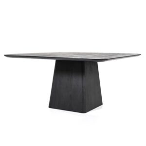 Eleonora Aron eettafel vierkant zwart 150 cm