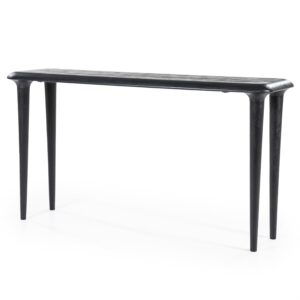 Eleonora Jiska sidetable 140 x 40 cm zwart