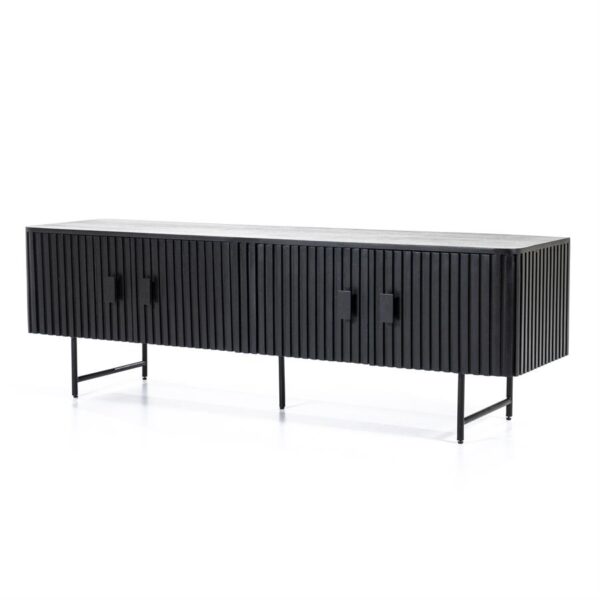 Eleonora Remi tv meubel 4 deurs zwart