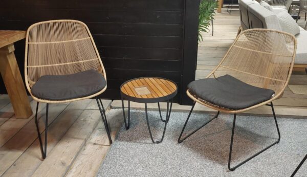 Max & Luuk Stef Loungechair 2 stuks + kussen