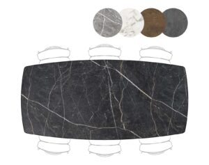 Henders en Hazel Palace eetkamertafel 240 x 115 cm onyx
