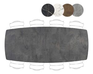 Henders en Hazel Palace eetkamertafel 270 x 115 cm antraciet