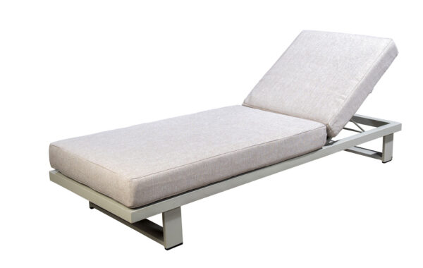 Yoi Kazoku Lounger Alu Salix Flax Beige