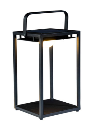 Yoi Linterna Latern Aluminium Black Medium