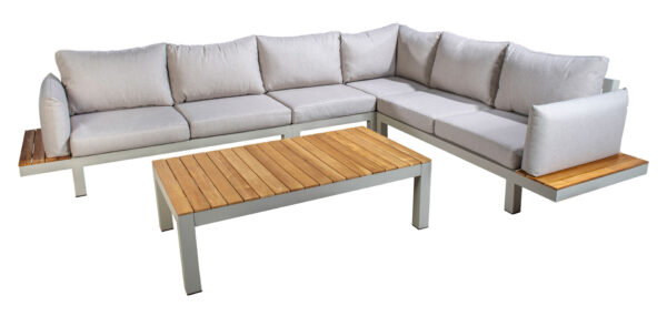 Yoi Midori Cornerset XL + Island 355 x 285 + Coffeetable 140