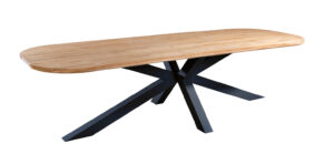 Yoi Noas Diningtable 220 x100 Darkgrey-Teak