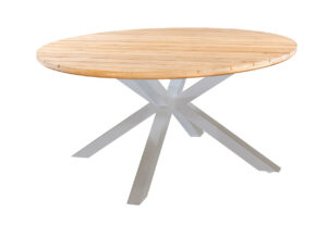 Yoi Noas Diningtable Salix Round 125 Aluminium-Teak