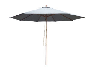 Borek Parasol Elena 300 Teak Frame-Grey doek