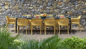 Nardi Rio-Net Diningset Rio 210-280 + Net Senape