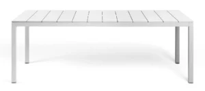 Nardi Rio Tafel 210x85 cm Bianco Aluminium