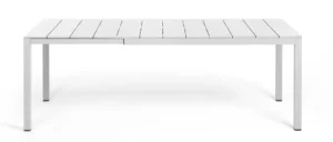 Nardi Rio Uitschuiftafel 140-210x85 Aluminium Bianco