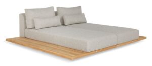 Suns Aspen Daybed Teak-Natural Gravel