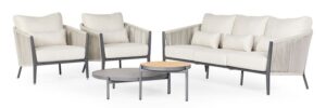 Suns Avero Sofaset + Tafels MRG-Natural Gravel