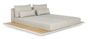 Suns Kota Daybed Teak-Camel Sand Light Taupe Gravel