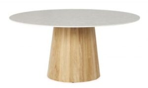 Suns Sorolo Diningtable Teak-Neolith Light Taupe 160