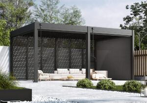 Terrasoverkapping Allegro Bellisimo 600x360 Antraciet